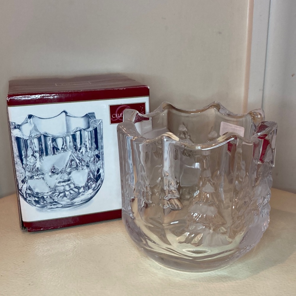 Mikasa Crystal Votive Holder